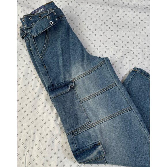 SOHO Blue Girl oversize cargo jean - Picture 6 of 6